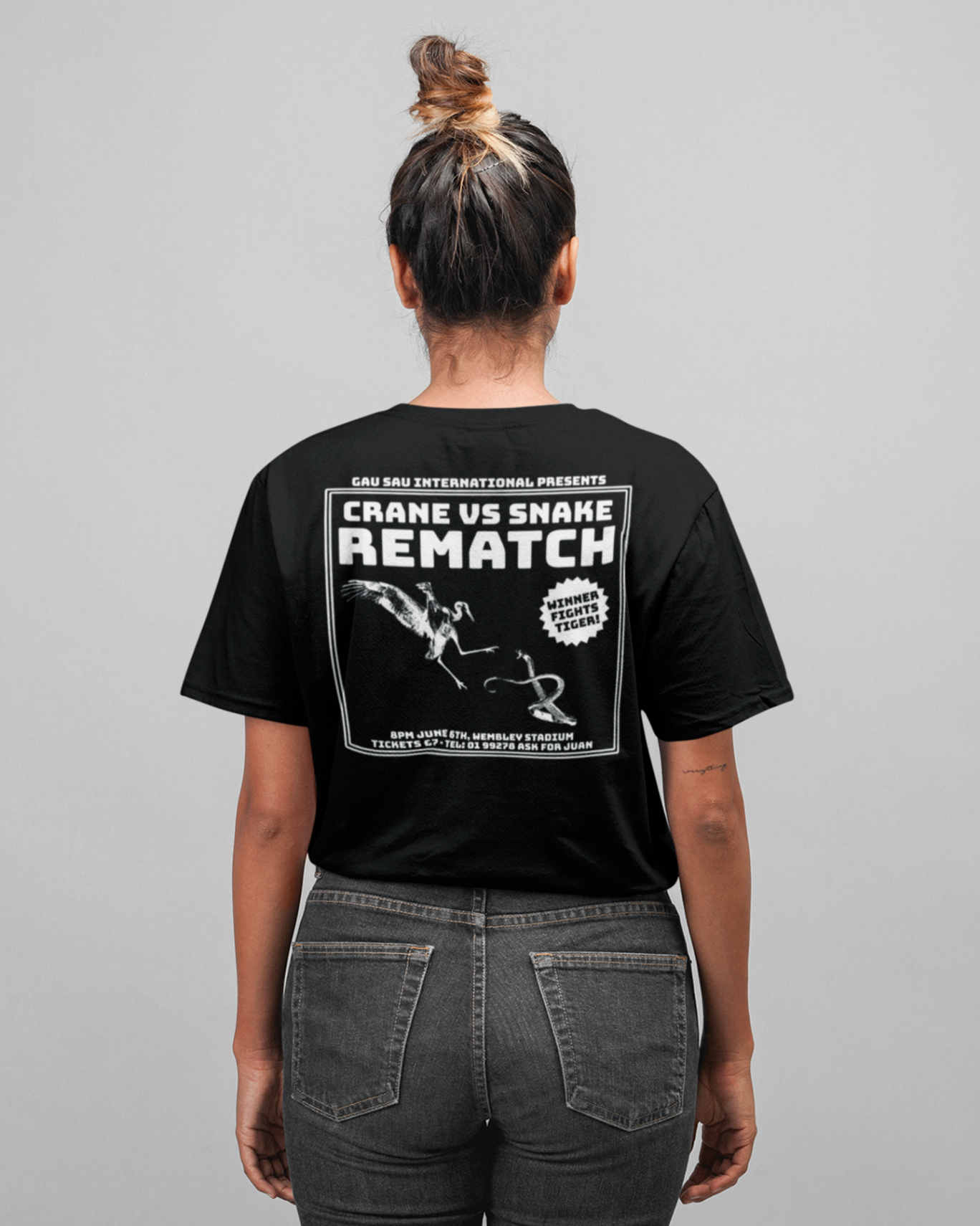 Women's "Crane VS Snake Rematch" tai chi T-shirt