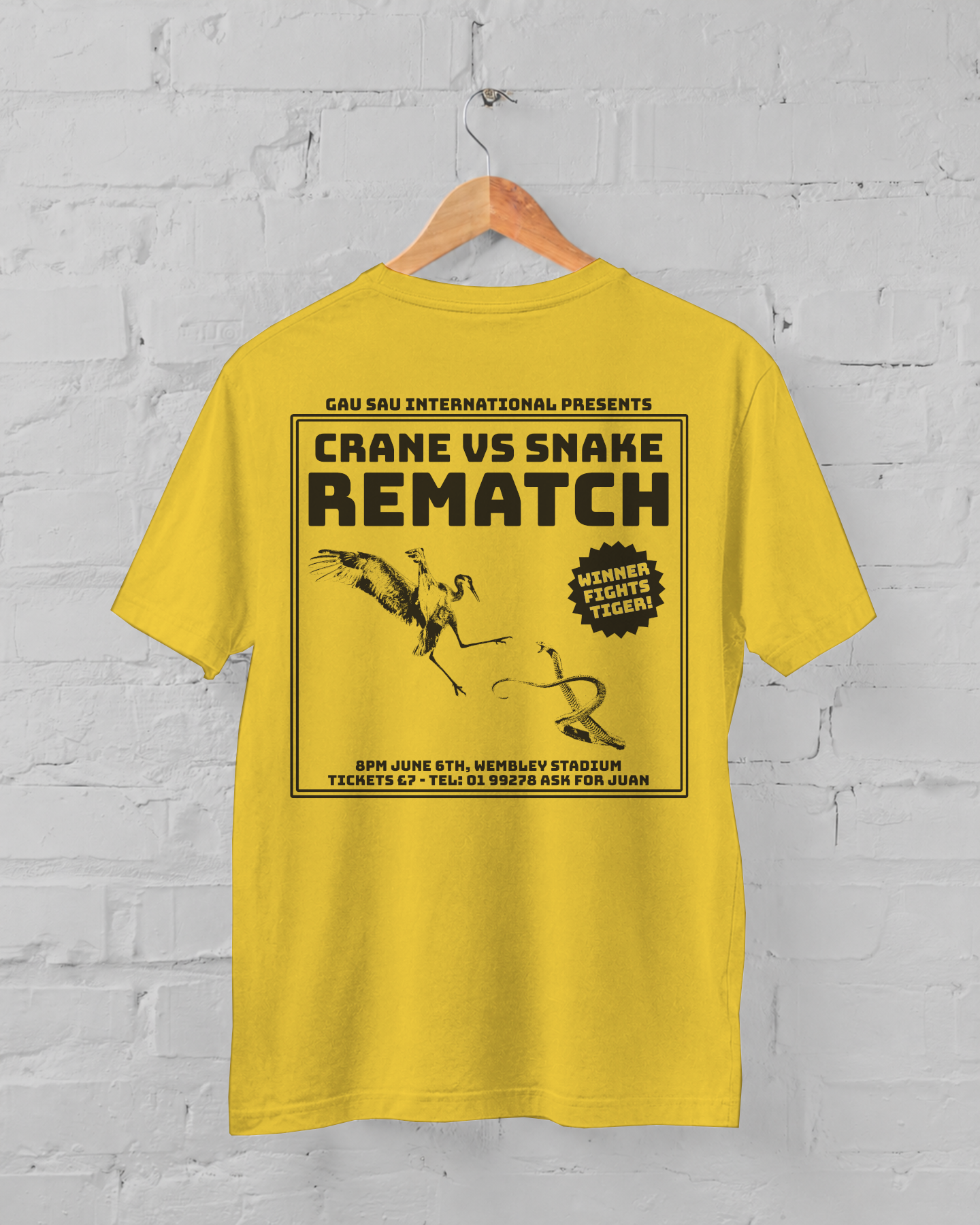 "Crane VS Snake REMATCH" T-shirt