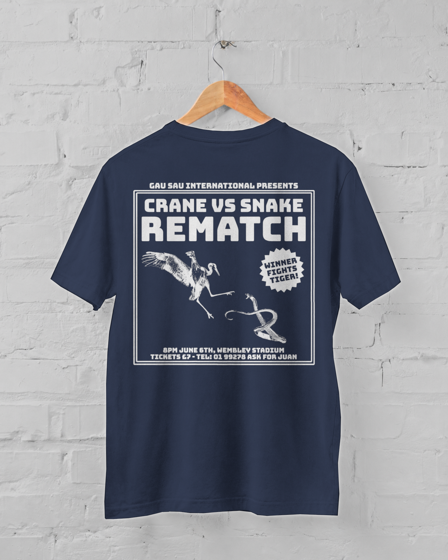 "Crane VS Snake REMATCH" T-shirt