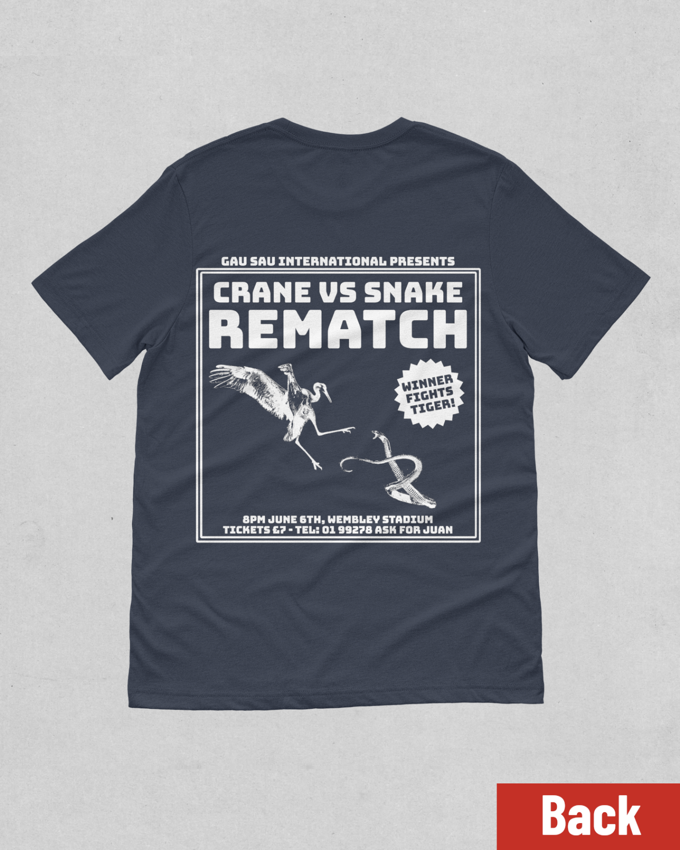 "Crane VS Snake REMATCH" T-shirt