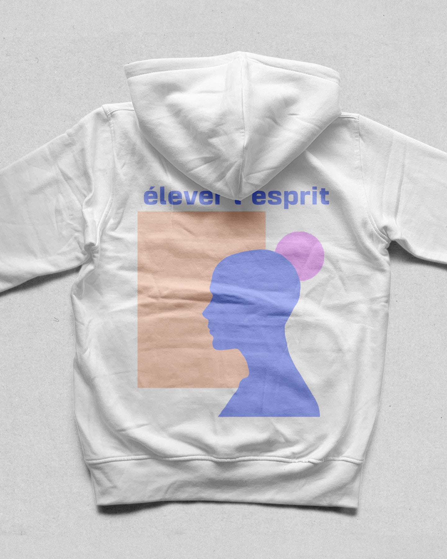 "Elever l'Esprit" / raise the spirit tai chi zip-up Hoodie