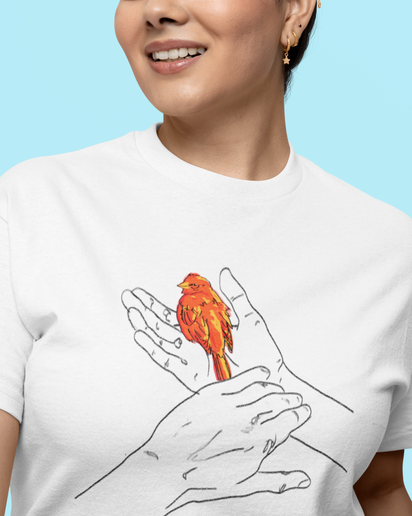 "Grasp sparrows tail" Tai Chi T-shirt
