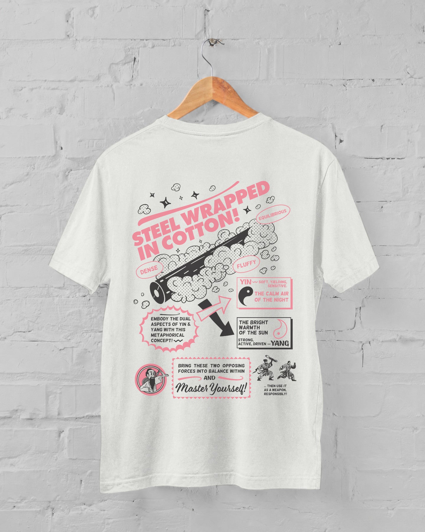 "Steel wrapped in Cotton" tai chi T-shirt