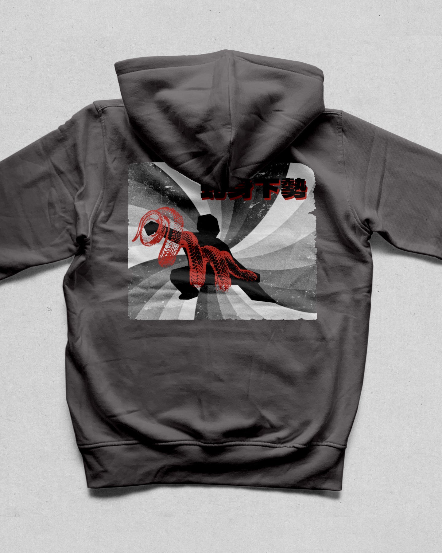 "Snake Creeps Down" Tai Chi zip up Hoodie
