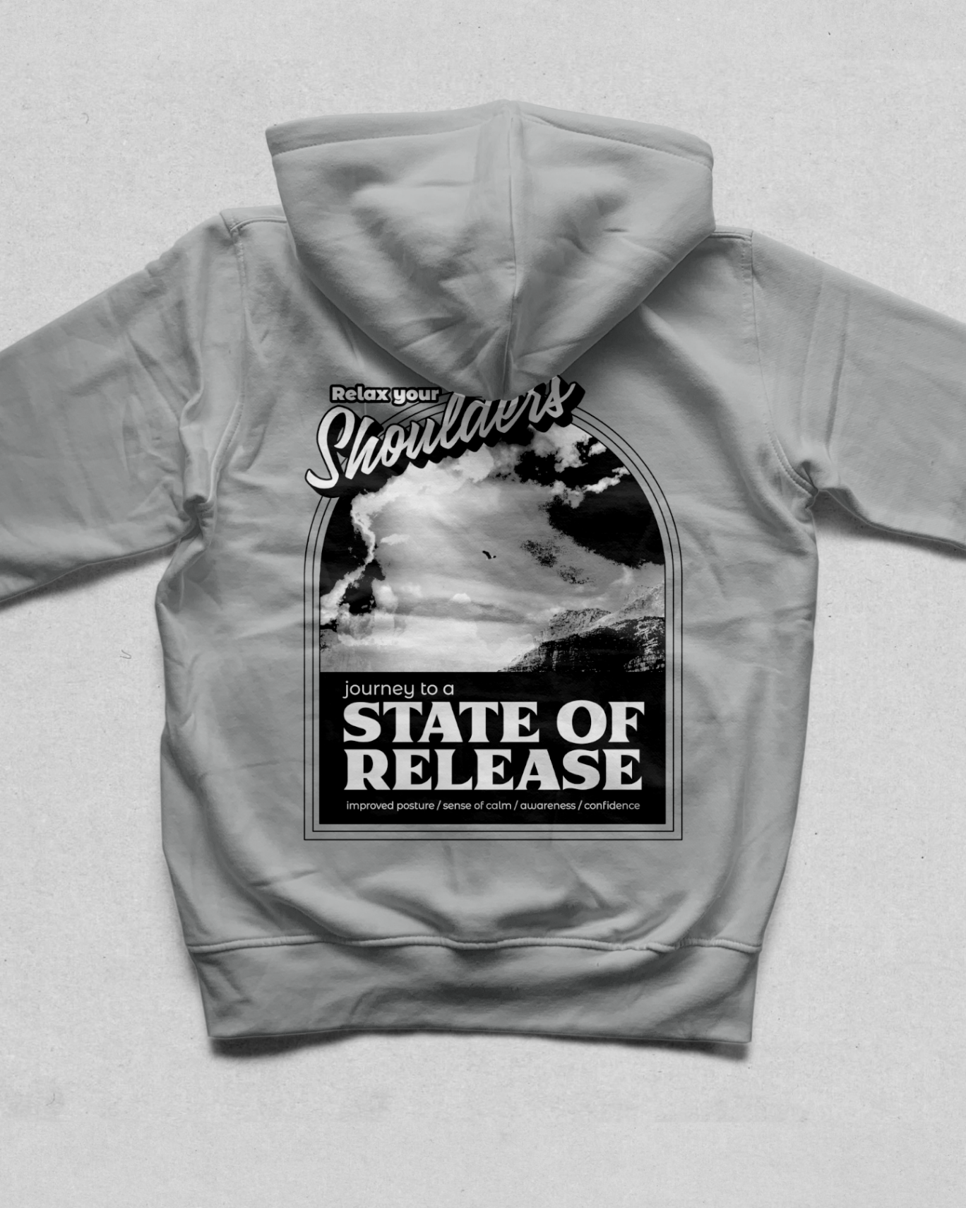 "Relax your Shoulders" Tai Chi Zip up Hoodie
