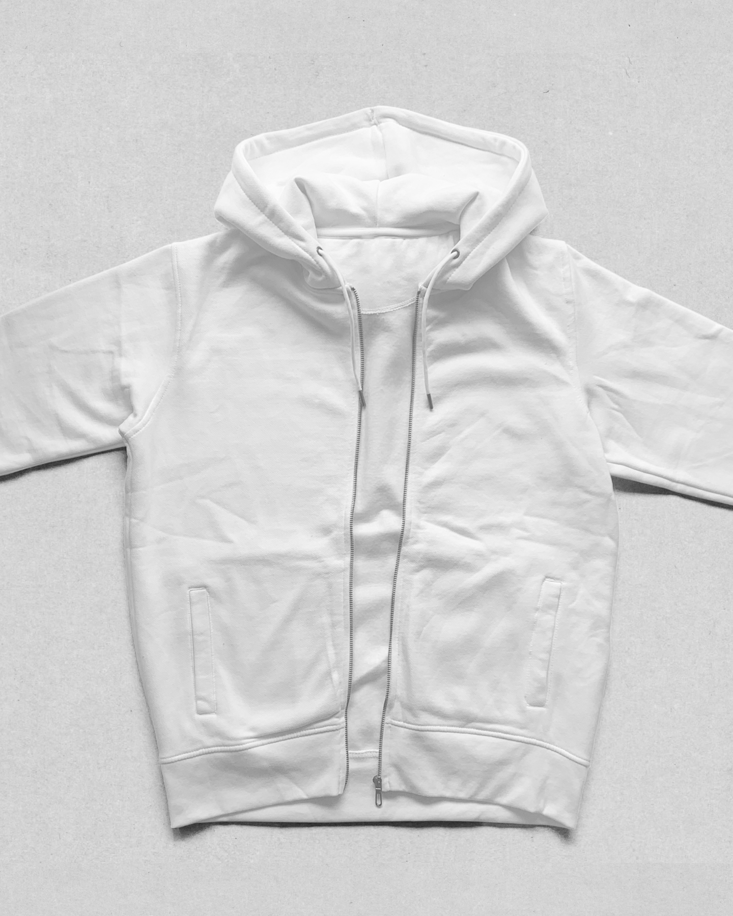 "Steel wrapped in Cotton" zip-up tai chi hoodie