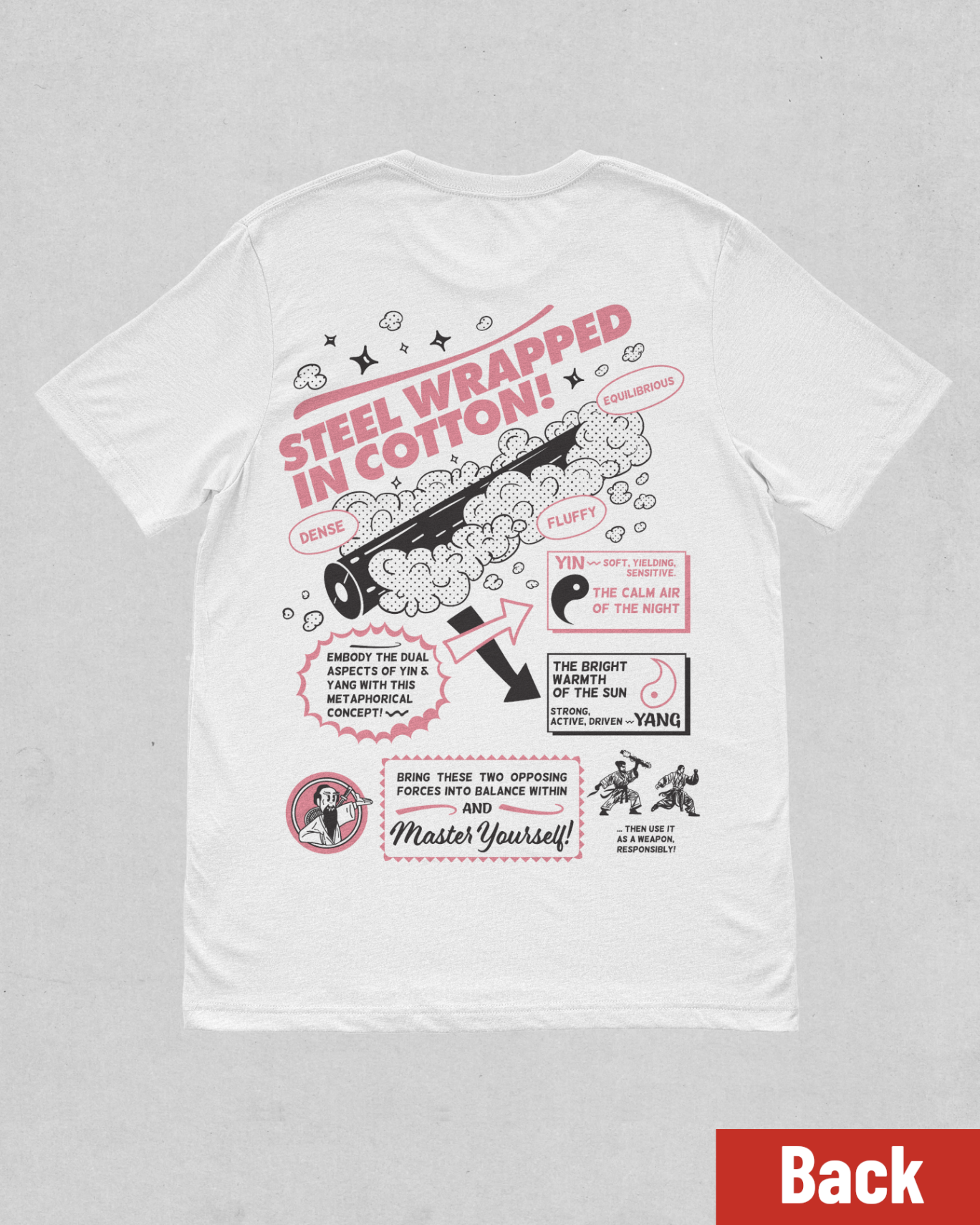 "Steel wrapped in Cotton" tai chi T-shirt