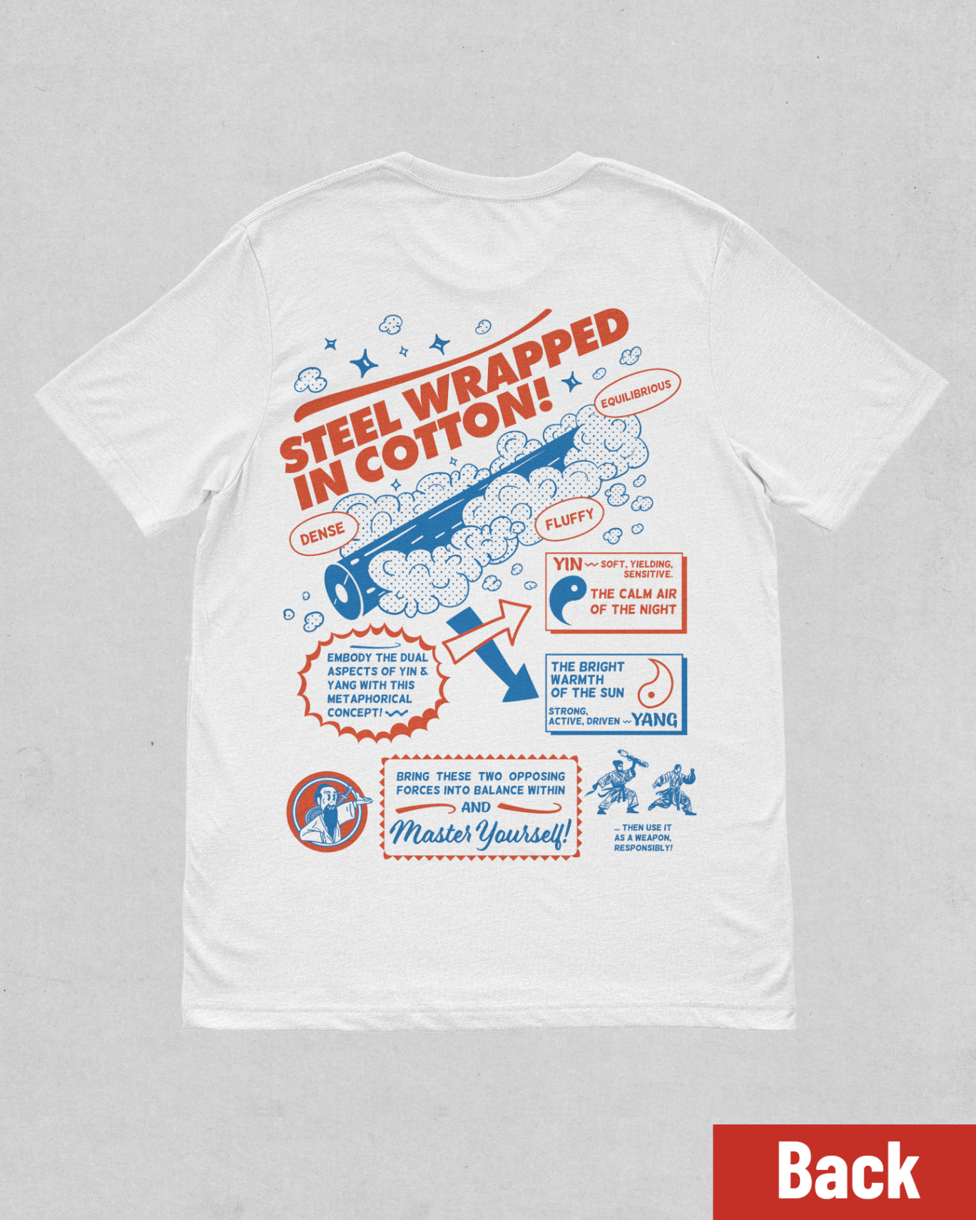 "Steel wrapped in Cotton" tai chi T-shirt