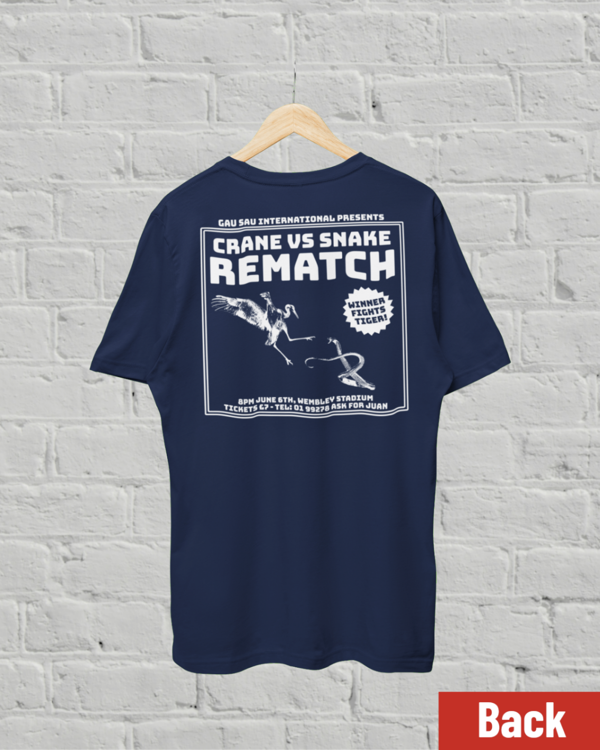 Women's "Crane VS Snake Rematch" tai chi T-shirt