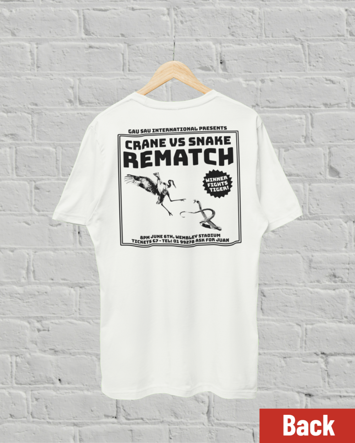 Women's "Crane VS Snake Rematch" tai chi T-shirt