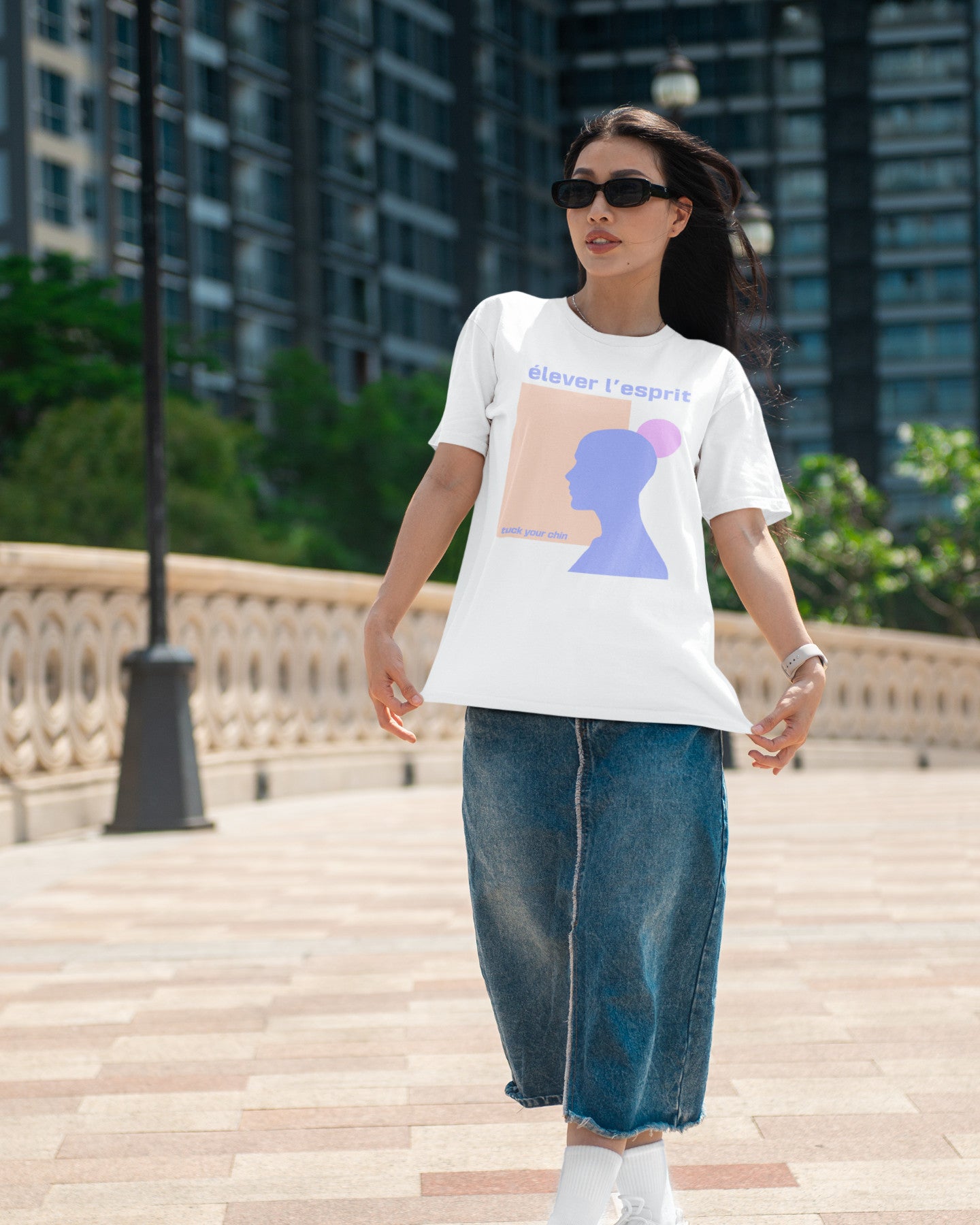 "Elever l'Esprit" / raise the spirit tai chi T-shirt